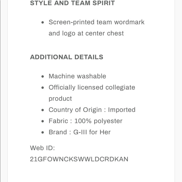 🆕 Touch by Alyssa Milano Kansas State University Wildcats Bling V Neck TShirt - Picture 7 of 7